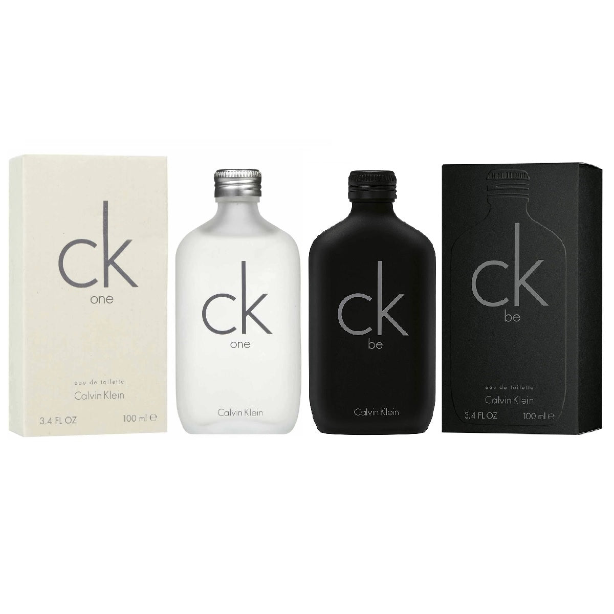 Paquete 2X1 Ck One + Ck Be Unisex Calvin Klein 100 ml Edt Spray - PriceOnLine | Perfumes y Fragancias PriceOnLine