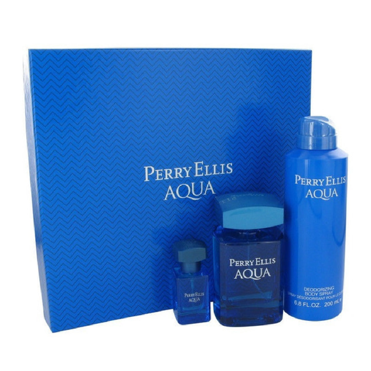 Set Perry Ellis Aqua Caballero Perry Ellis 3 Pz - PriceOnLine | Perfumes y Fragancias PriceOnLine