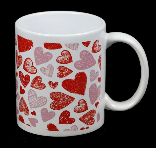 Taza Económica Rj31 Corazones Rojos Y Rosas - PriceOnLine