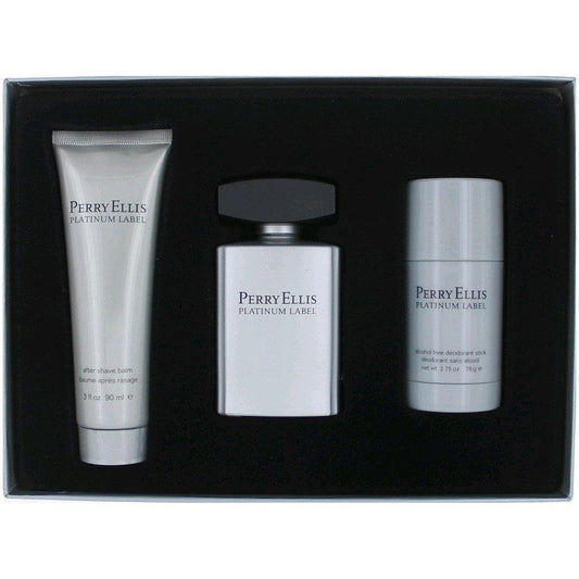Set Perry Ellis Platinum Label Caballero Perry Ellis 3 Pz - PriceOnLine | Perfumes y Fragancias PriceOnLine