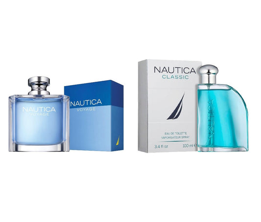 Paquete 2X1 Nautica Voyage + Classic Caballero 100 ml Edt Spray - PriceOnLine