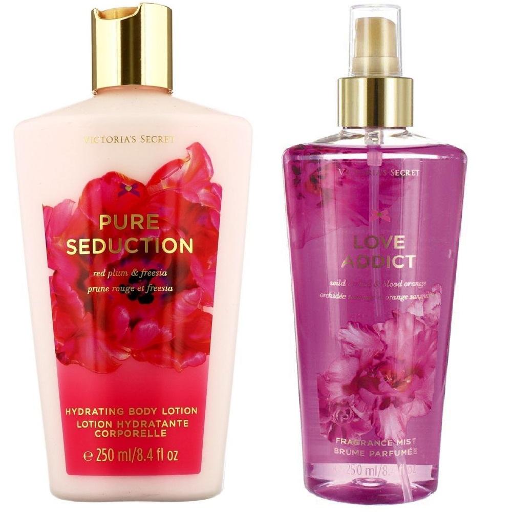 Duo Crema Pure Seduction 250 ml + Mist Love Addict 250 ml Victoria Secret - PriceOnLine