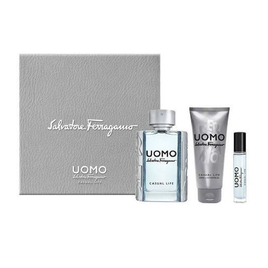 Set Ferragamo Uomo Casual Life Caballero Salvatore Ferragamo 3 pz - PriceOnLine | Perfumes y Fragancias PriceOnLine