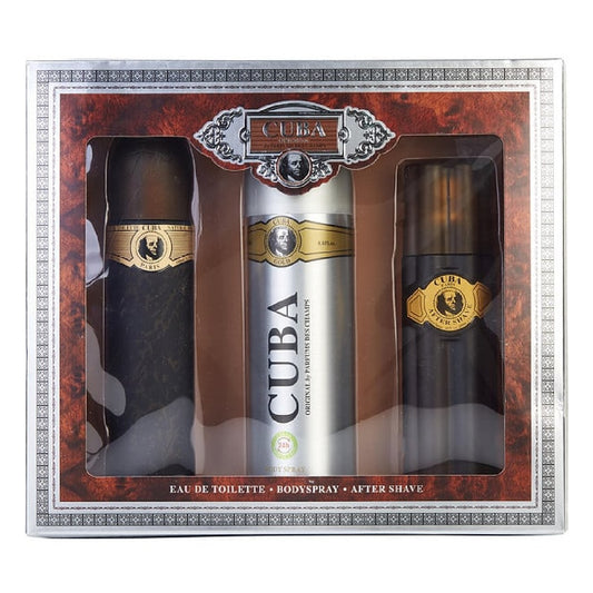 Set Cuba Gold Caballero Des Champs 3 Pz