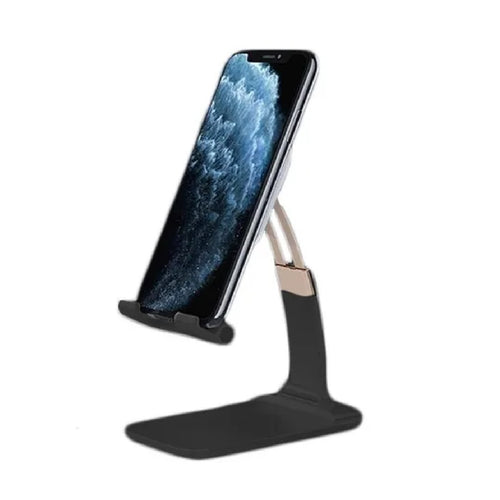 Soporte Base Celular Tablet iPhone iPad Ajustable Escritorio - Negro - PriceOnLine