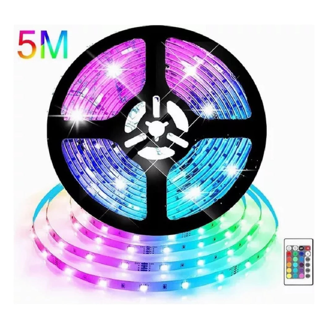 Tira Led Multicolor Rgb 5050 Rollo 5 Metros Luces Decora– PriceOnLine