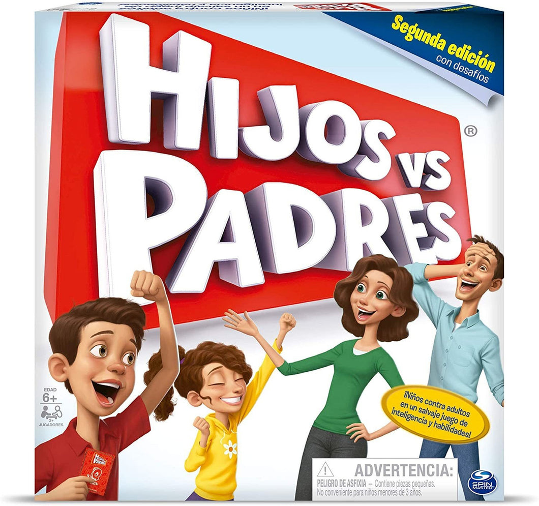 Juego De Mesa Hijos Contra Padres 2a Edicion Spin Master - PriceOnLine