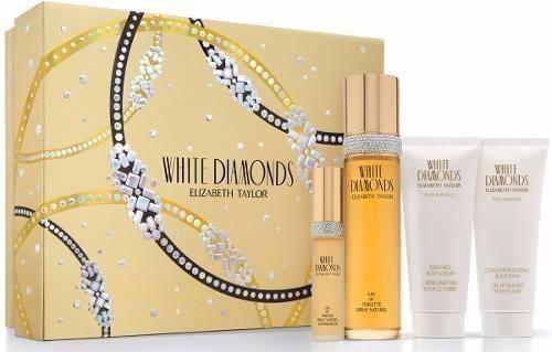 Set White Diamonds Dama Elizabeth Taylor 4 Pz - PriceOnLine