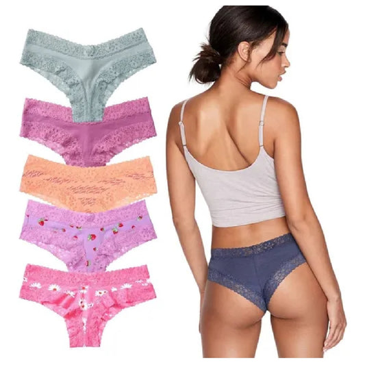Panties Bikini Cheeky Encaje Victoria Secret - Talla S - PriceOnLine
