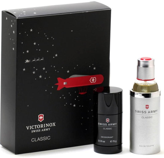 Set Swiss Army Caballero Victorinox Swiss Army 2 Pz (Perfume 100 ml + Desodorante 75 ml) - PriceOnLine | Perfumes y Fragancias PriceOnLine