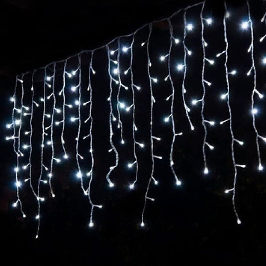 Luces Cascada Navideña 600F Led 9.6 m Luz Blanca - PriceOnLine | Perfumes y Fragancias PriceOnLine