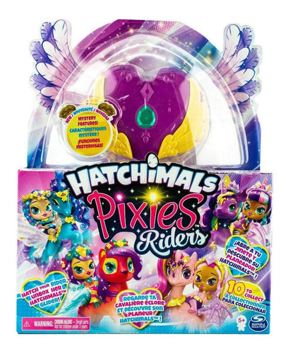 Hatchimals Pixies Riders Spin Master Figuras Coleccionables Violeta-Amarillo - PriceOnLine