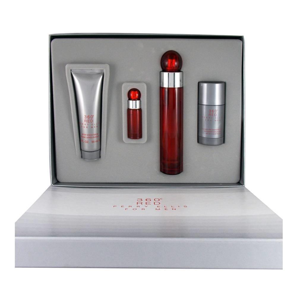 Set 360 Red Caballero Perry Ellis 4 Pz - PriceOnLine