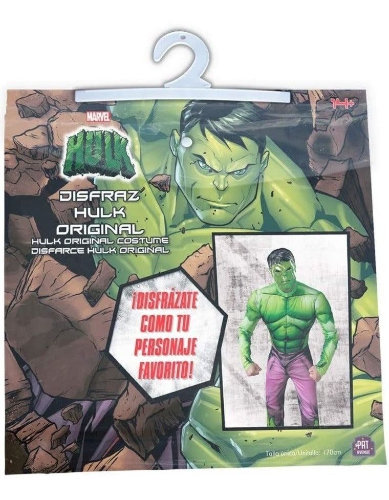 Disfraz Adulto Unitalla - Hulk Marvel - Original - PriceOnLine