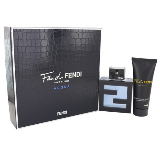 Set Fan Di Fendi Pour Homme Acqua Caballero 2 Pz ( 100 ml Edt + Gel ) - PriceOnLine | Perfumes y Fragancias PriceOnLine