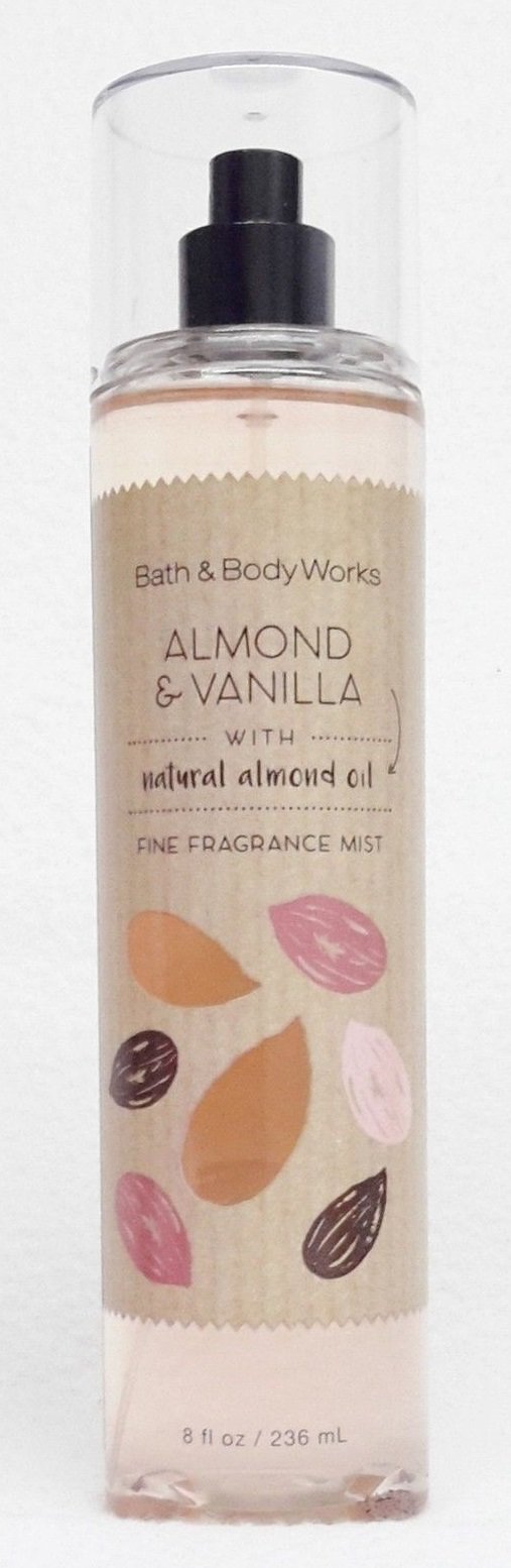 Almond & Vanilla Fragance Mist Bath and Body Works 236 ml Spray - PriceOnLine