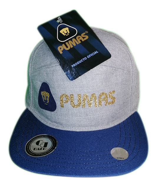 Gorra Visera Plana Snap Back Pumas Unam Oficial Gris Azul - PriceOnLine | Perfumes y Fragancias PriceOnLine