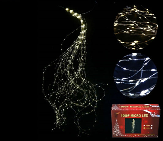 Luces Serie Navideña 1000F Micro Led Luz Blanca - PriceOnLine | Perfumes y Fragancias PriceOnLine