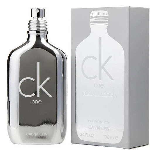 Ck One Platinum Edition Unisex Calvin Klein 100 ml Edt Spray - PriceOnLine | Perfumes y Fragancias PriceOnLine