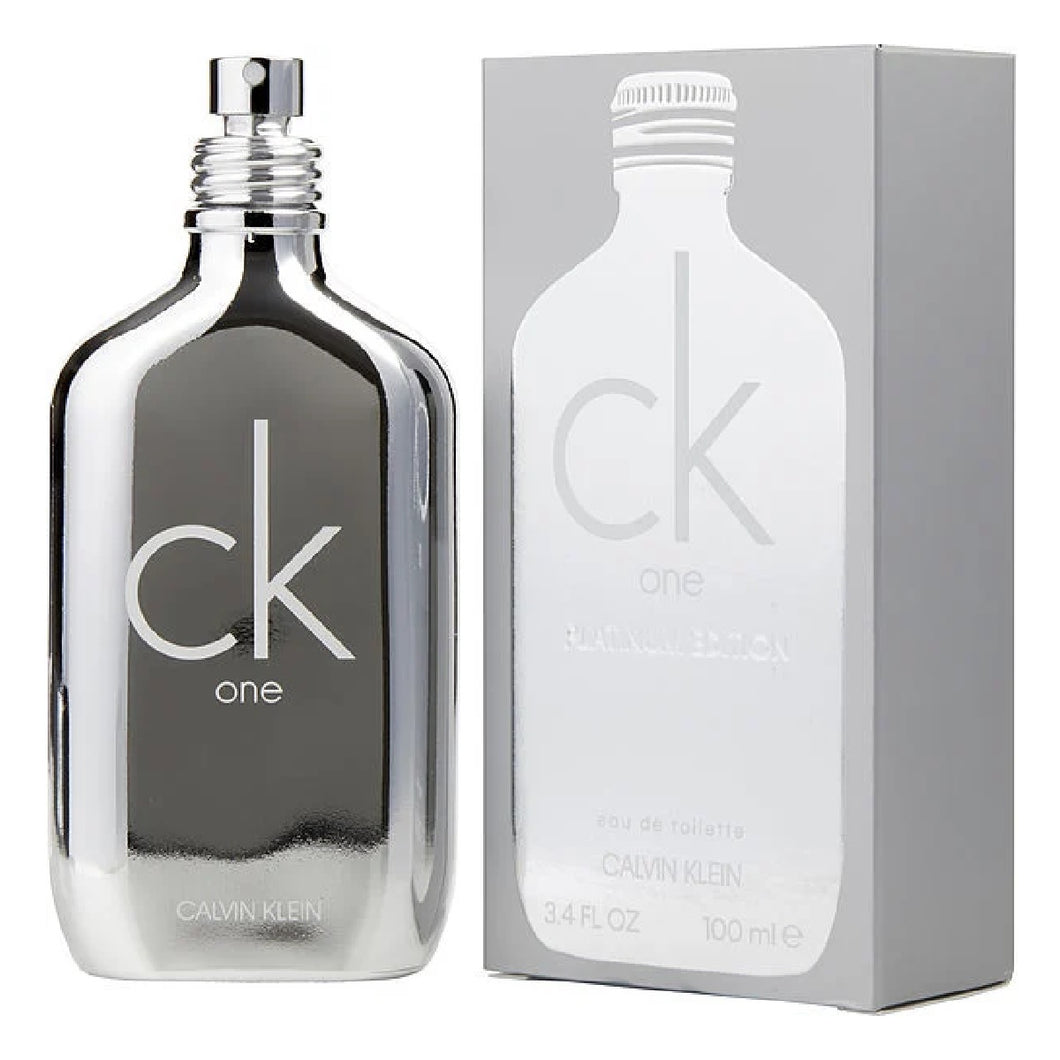 Ck One Platinum Edition Unisex Calvin Klein 100 ml Edt Spray - PriceOnLine