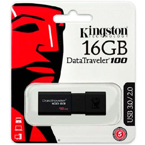 Memoria Usb 16gb Kingston Dt100 Usb 3.0 Dt100g3/16gb - PriceOnLine