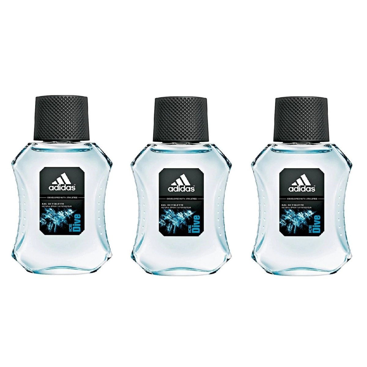 Paquete 3X1 Adidas Ice Dive Caballero Adidas 100 ml Edt Spray - PriceOnLine