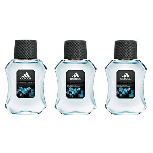 Paquete 3X1 Adidas Ice Dive Caballero Adidas 100 ml Edt Spray - PriceOnLine