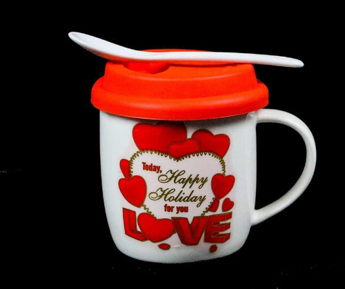 Taza Rj-313 Con Tapa Roja 1404-19 - PriceOnLine