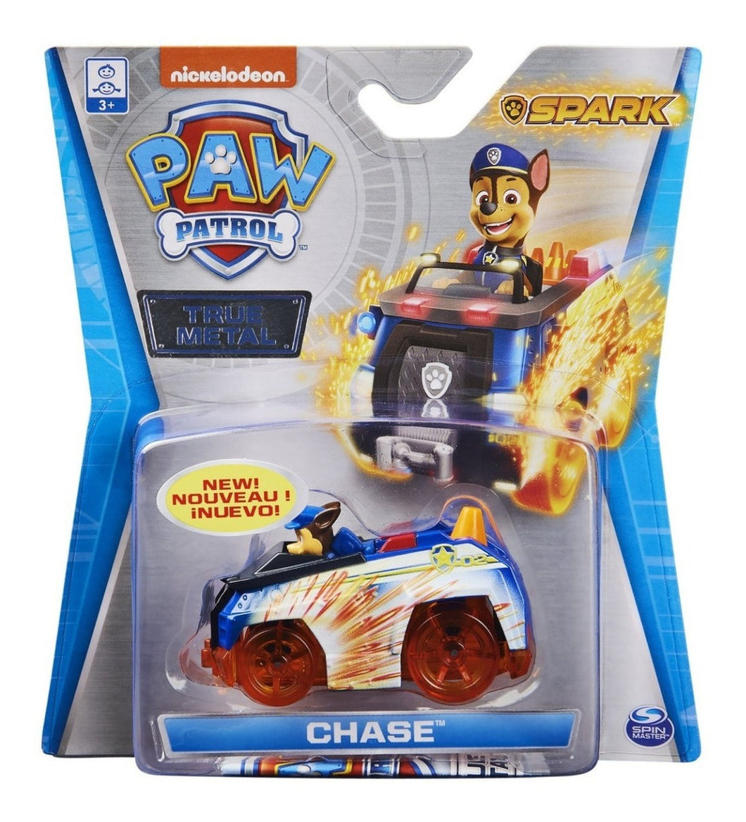 Paw Patrol True Metal Vehiculo Colección Spin Master Chase-Spark - PriceOnLine