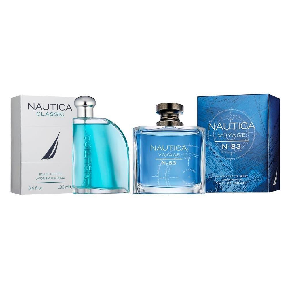 Paquete 2 Perfumes 2X1 Nautica Voyage N-83 + Classic Caballero 100 ml Edt Spray - PriceOnLine