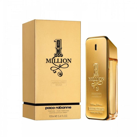 One Million Absolutely Gold Caballero Paco Rabanne 100 ml Edp Spray - PriceOnLine | Perfumes y Fragancias PriceOnLine