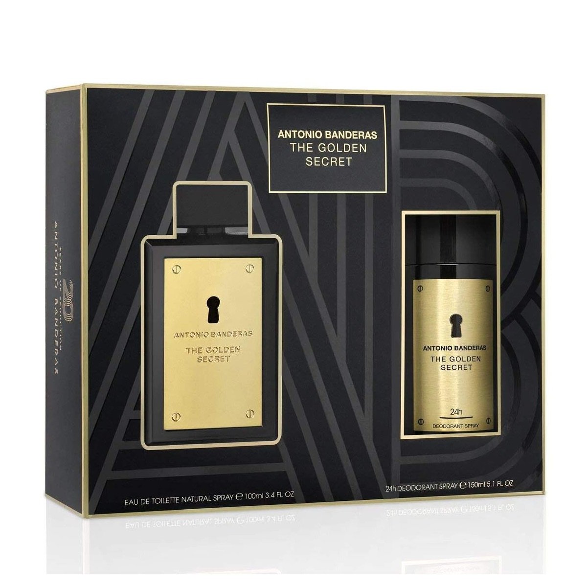 Set The Golden Secret Caballero Antonio Banderas 2 Pz - PriceOnLine