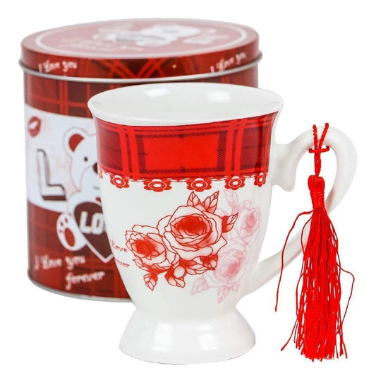 Taza Bote R41x Love You Forever Roja 1396-8 - PriceOnLine