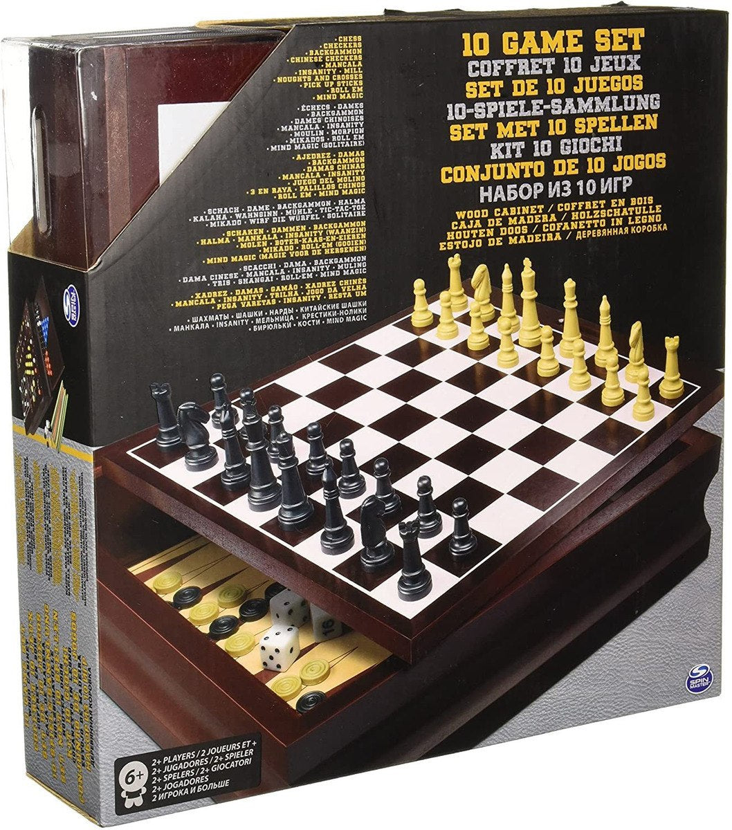 Set 10 Juegos Clásicos Spin Master Board Game Deluxe - PriceOnLine