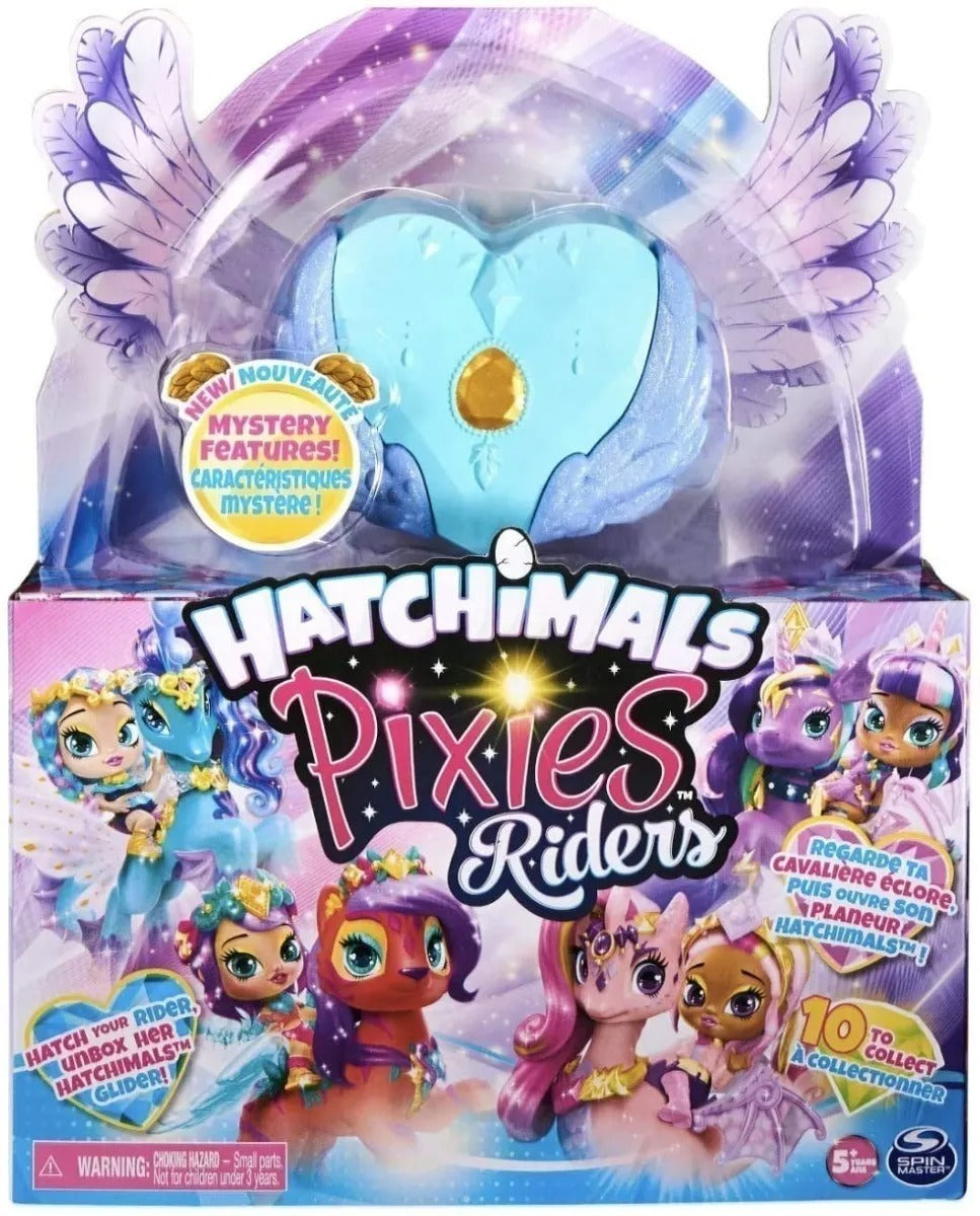 Hatchimals Pixies Riders Spin Master Figuras Coleccionables Verde-Azul - PriceOnLine