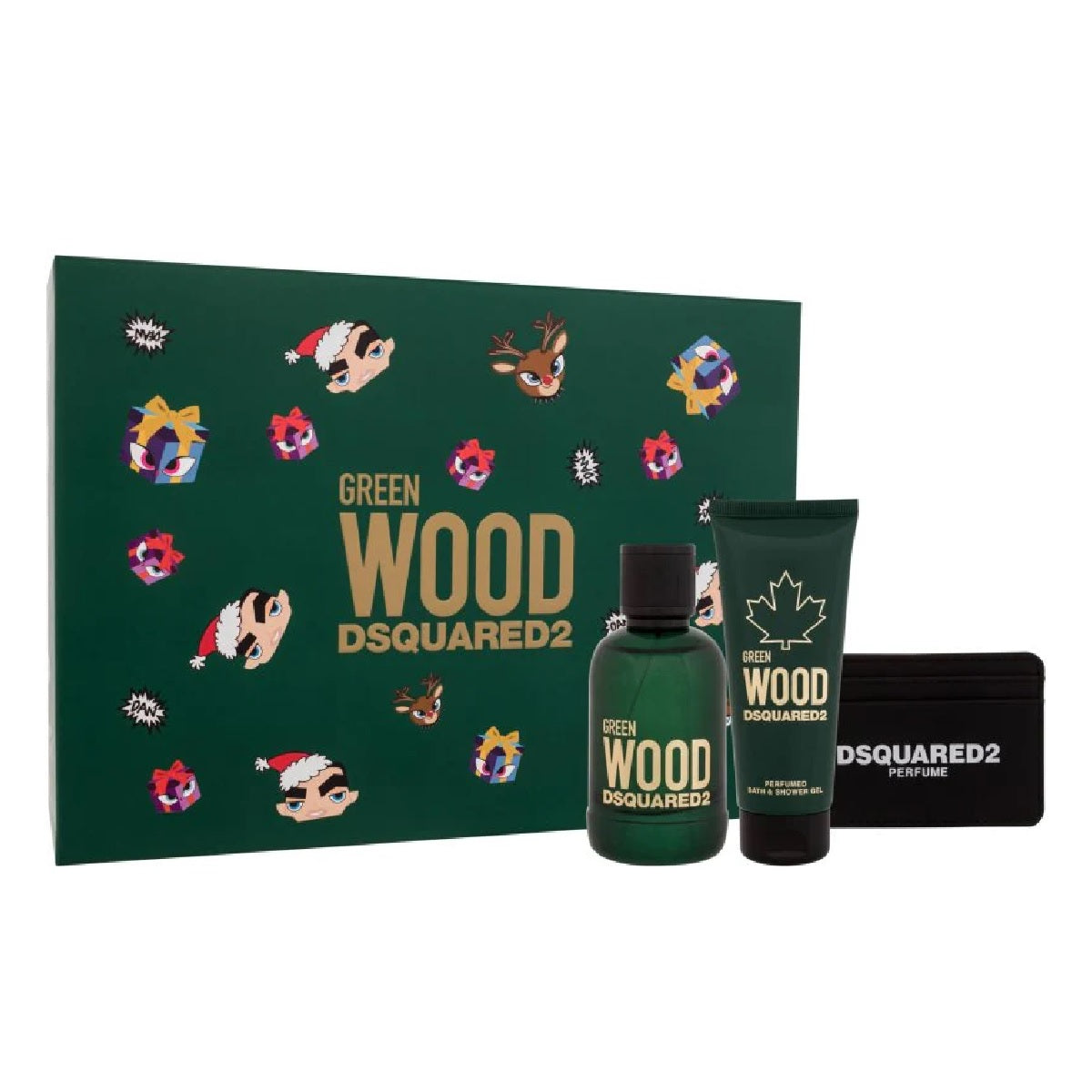 Set Green Wood Caballero Dsquared2 3 pz - PriceOnLine | Perfumes y Fragancias PriceOnLine