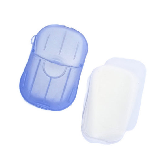 Jabón De Manos Estuche Viaje 20 Laminas De Papel - Azul - PriceOnLine