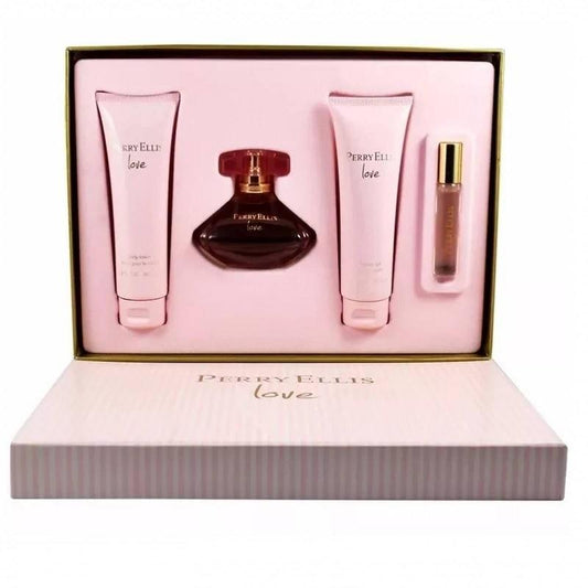 Set Perry Ellis Love Dama Perry Ellis 4 Pz - PriceOnLine | Perfumes y Fragancias PriceOnLine