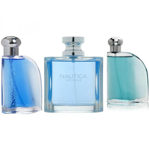 Paquete 3 Perfumes 3X1 Nautica Voyage + Blue + Classic Caballero 100 ml Edt Spray - PriceOnLine