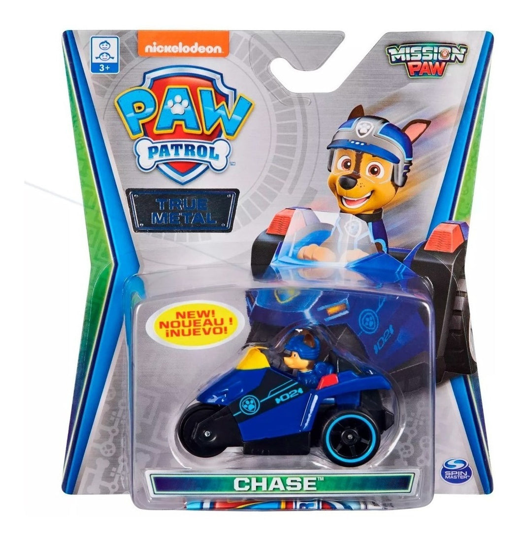 Paw Patrol True Metal Vehiculo Colección Spin Master Chase-Mission Paw - PriceOnLine