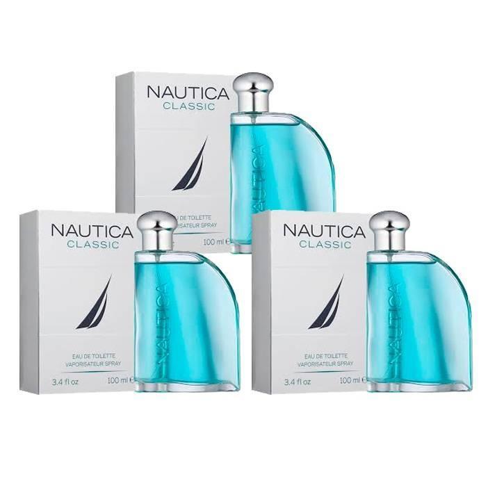 Paquete 3 Perfumes 3X1 Nautica Classic Caballero 100 ml Edt Spray - PriceOnLine