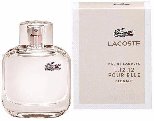 Eau De Lacoste L.12.12 Pour Elle Elegant Dama Lacoste 90 ml Edt Spray - PriceOnLine | Perfumes y Fragancias PriceOnLine