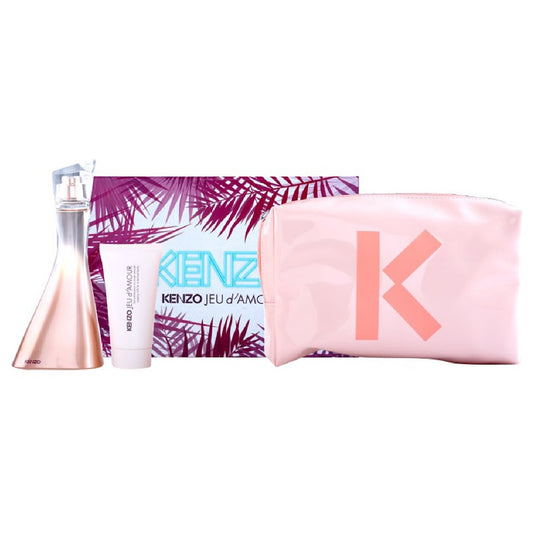 Set Kenzo Jeu D Amour Dama Kenzo 3 pz (100 ml edp + 50 ml crema + cosmetiquera) - PriceOnLine