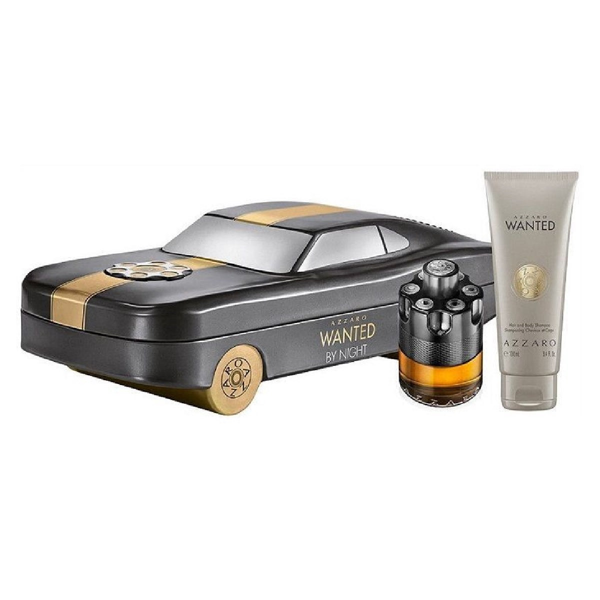 Set Azzaro Wanted by Night Caballero Loris Azzaro 2 pz (50 ml edp + 100 ml shampoo) - PriceOnLine