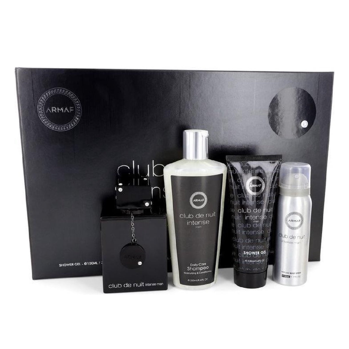 Set Club de Nuit Intense Man Caballero Armaf 4 pz
