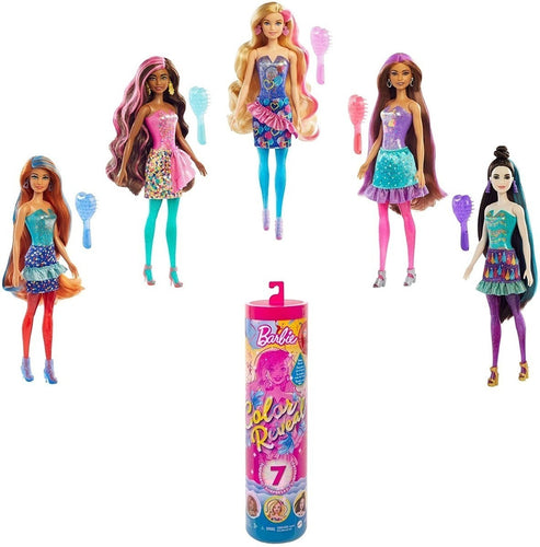 Barbie Fashionista Color Reveal Muñeca Con 4 Sorpresas - PriceOnLine
