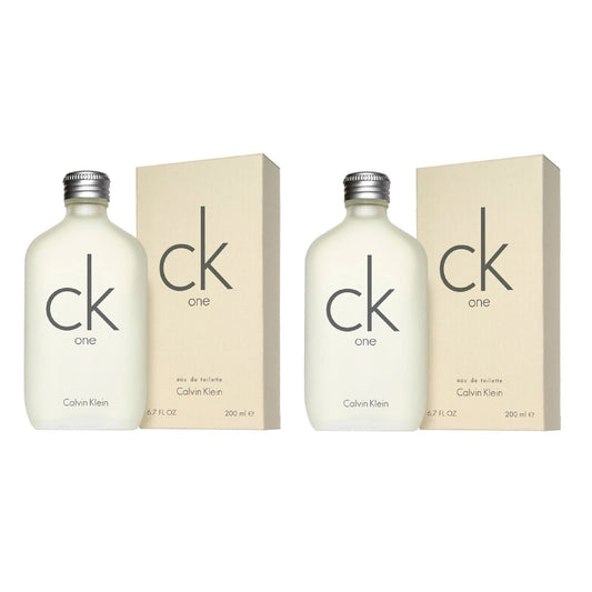 Paquete 2X1 Ck One Unisex Calvin Klein 200 ml Edt Spray - PriceOnLine