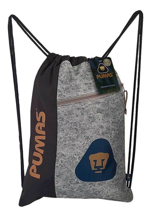 Morral Deportivo Pumas Unam Oficial 2 Cierres Azul Gris - PriceOnLine | Perfumes y Fragancias PriceOnLine