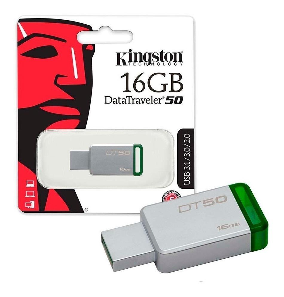 Kingston Memoria Usb Portatil 16gb Data Traveler 3.0 Dt50 - PriceOnLine
