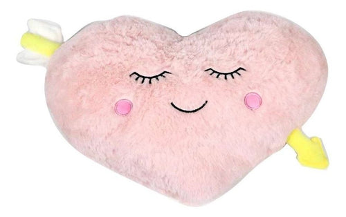 Peluche Cojin Corazon Flechado 35 Cm Rosa - PriceOnLine